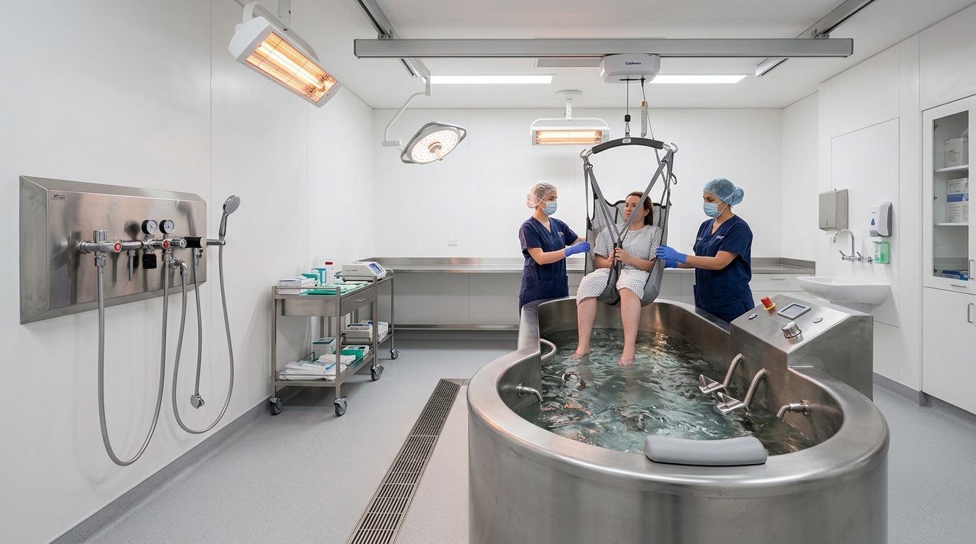 Burn Hydrotherapy Immersion Tank