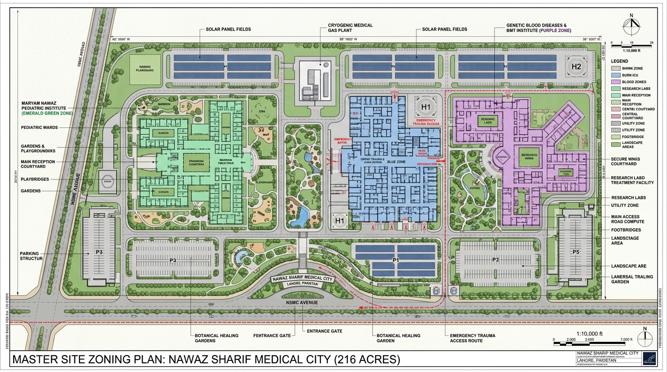 Master Site Zoning Plan 216 Acres